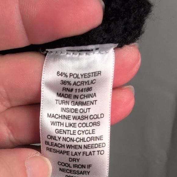 Classic Black Women's Cardigan - Picture 6 of 6